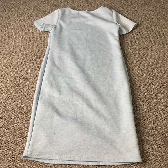 Pink Blush Womens Dress Size Small Blue Short Sleeves Sheath Knee‎ Length - Picture 11 of 12